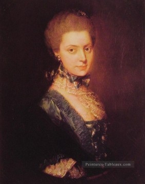 Elizabeth Wrottesley portrait Thomas Gainsborough Peinture à l'huile